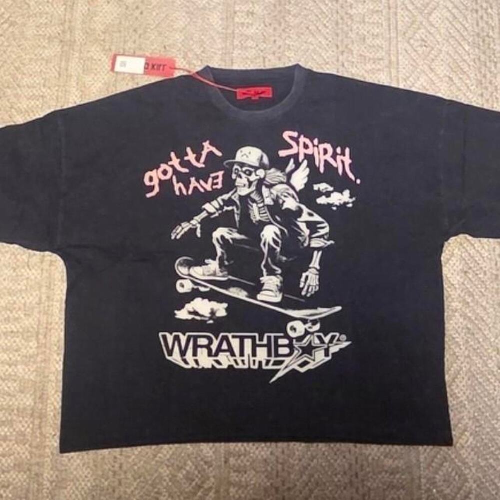 Wrathboy “Gotta Have Spirit” Graphic Tee XL NWT